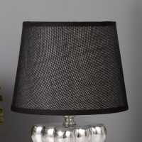 Лампа настольная "Бабл" 40Вт Е14 серебро 17х17х24см