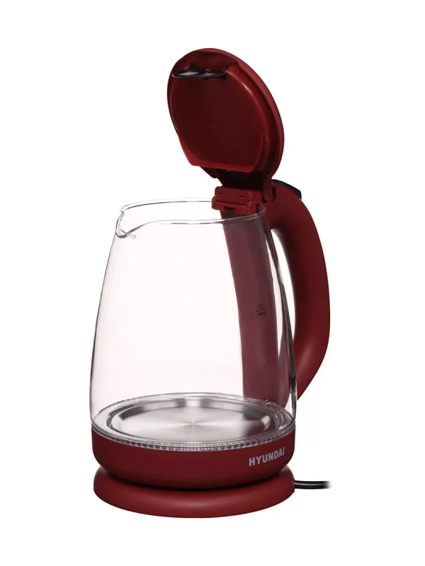 Чайник HYK-G1002 1.7л. 2200Вт бордовый