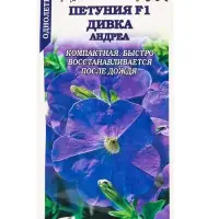 Семена Петуния Дивка Андреа F1 /Сотка/ 10шт/ голубая h-35см d-6,5см/*500