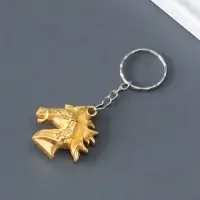 Брелок металл "Голова лошади" МИКС 3,5х3,5х1,2 см