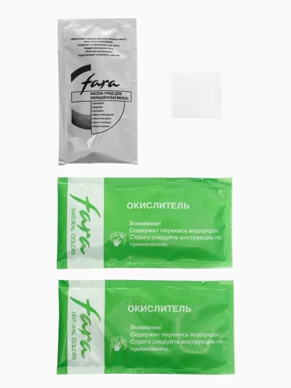 Краска для волос "FARA NC" тон 350/7.03 - Пшеница, 116 г