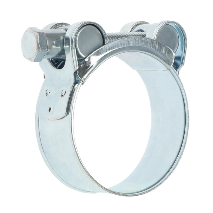 Хомут силовой ZEIN engr, диаметр 40-43 мм, ширина 20 мм, оцинкованный