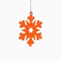 Набор ёлочных украшений "Снежинки" 5 шт