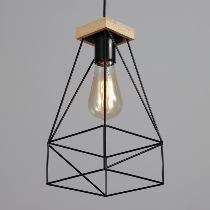 Светильник BayerLux "Дженаз" Е27 40Вт черный 15х15х32-130 см