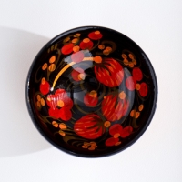 Солонка для каравая, 6,5&times;3 см, хохлома