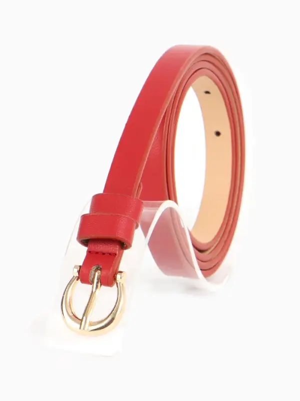 Ремень жен 02-01-01-01, Март2502, 1,3*0,3*110 см, без винта, пряж золото, 1 прокол,