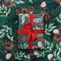 Упаковочная бумага на новый год &laquo;Зимний хлопок&raquo;, 70 х 100 см, глянцевая