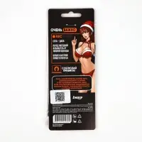 Ароматизатор бумажный &laquo;С НГ&raquo;, чёрный лед