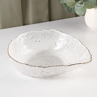 Салатник стеклянный фигурный &laquo;Ракушка&raquo;, 930 мл, 23,5&times;17,5&times;7 см