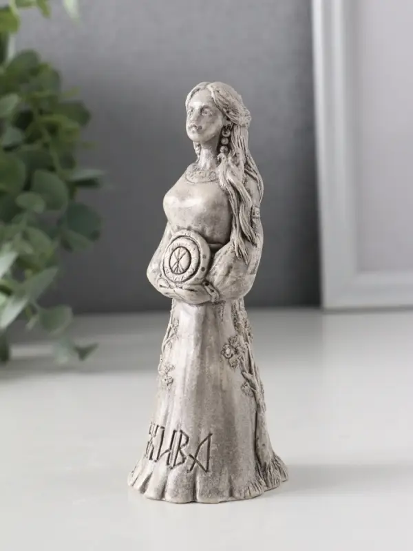Фигура славянская богиня &laquo;Жива&raquo; 12.5&times;5&times;5 см, серая