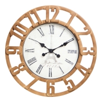 Часы настенные интерьерные &laquo;Эйфелева башня&raquo;, плавный ход, циферблат d-50 см