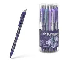 Механический карандаш ErichKrause &laquo;Lavender&raquo;, НВ, 0.5 мм, матовый корпус Soft-Touch, фольгированные элементы, в тубусе, МИКС