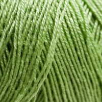 Пряжа "Цветное кружево" 100% мерсеризованный хлопок 475м/50гр (09-Зеленое яблоко)