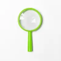 Лупа классическая, линза 25мм, увеличение 5х, пластик