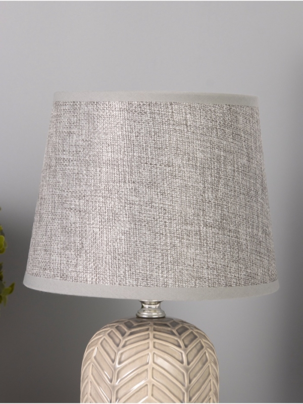 Лампа настольная "Пегас" 40Вт Е14 серый 16х16х25см