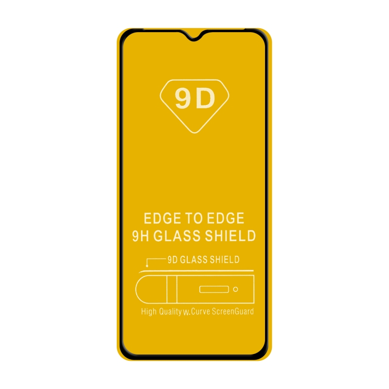 Защитное стекло SAM A02/A02S/A03/A03S/A03 Core/A04/A04S/A12/A13 с рамкой Full Glue без уп.(25шт./уп)