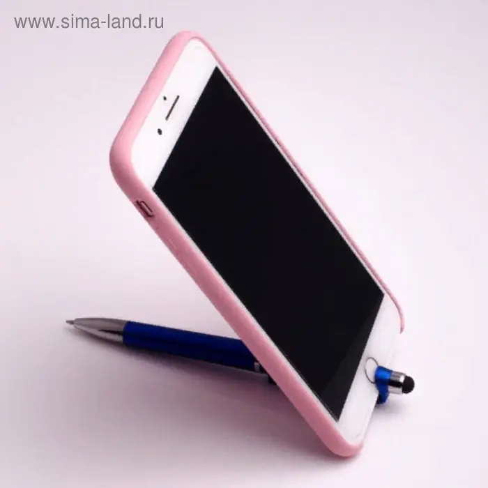 Ручка - прикол шариковая Calligrata &laquo;Подставка под сотовый&raquo;, со стилусом, МИКС