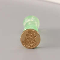 Сургучный набор "Растение" печать, ручка, сургуч 12,5х10х3,6 см