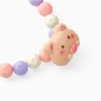 Браслет детский &laquo;Выбражулька&raquo; медведь, d=6 см. жемчуг, разноцветный