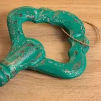 Сувенир &laquo;Ключ от счастья&raquo;, 21&times;4.5&times;50 +/- 3 см, дерево, зелёный