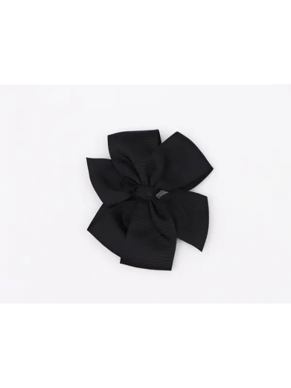 Бант для волос на заколке чёрный, Принцессы Бант для волос на заколке чёрный, Принцессы