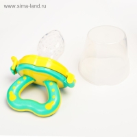 Ниблер с силиконовой сеточкой Basic, цвет зелёный