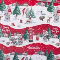 Бумага упаковочная &laquo;С Новым годом!&raquo;, Me To You 70&times;100 см