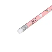 Карандаш чернографитный с ластиком &laquo;Единороги&raquo;, твердость НВ, корпус круглый, МИКС (штрихкод на штуке)