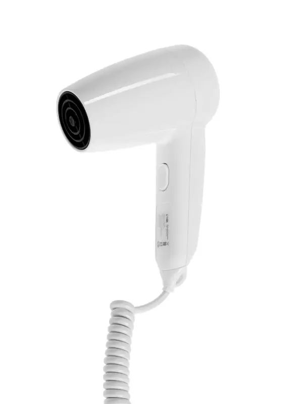 Фен LGE-006, 1600 Вт, настенный, 2 скорости, крепление, белый