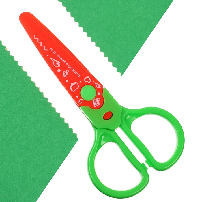 Ножницы фигурные пластиковые, 12.5 см, Смешарики