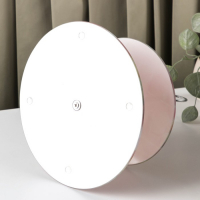 Этажёрка - фруктовница круглая Доляна &laquo;Сладости&raquo;, 2 яруса, d=25/20 см, стекло, цвет розовый