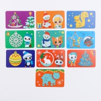 Адвент календарь на новый год своими руками. Роспись по дереву, новогодний набор для творчества