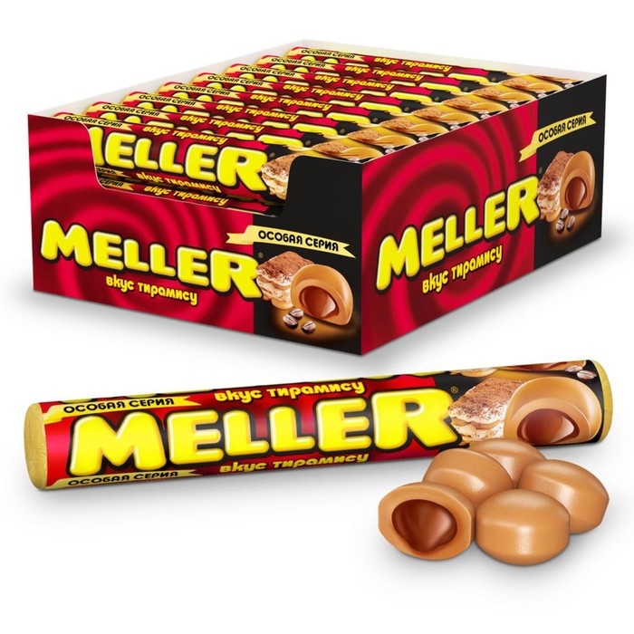 Жевательная конфета "МЕЛЛЕР ТИРАМИСУ", 38 г