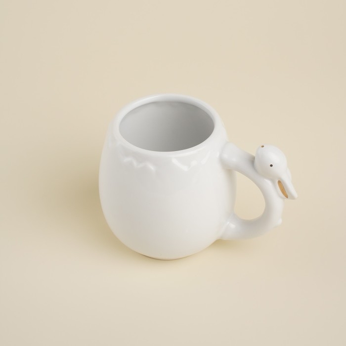 Кружка керамическая SL Home &laquo;Пасхальные кролики&raquo;, 500 мл, цвет белый