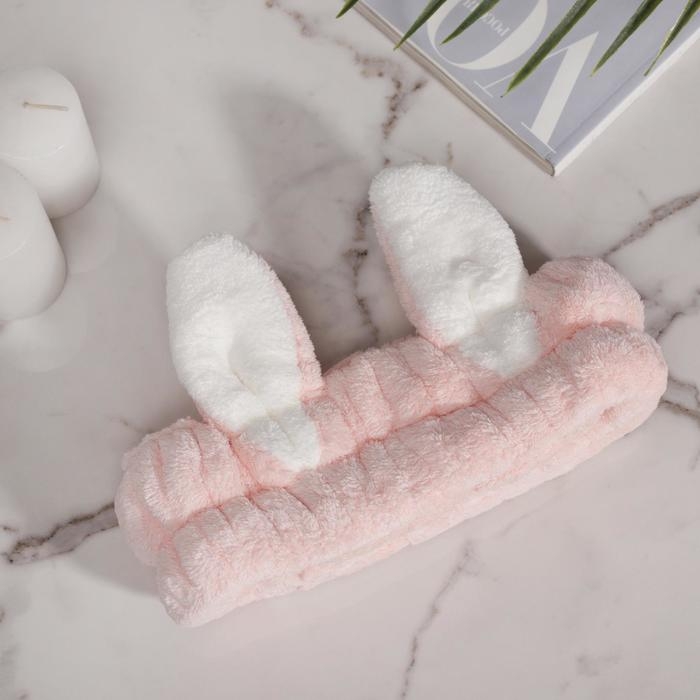 Повязка для умывания Доляна &laquo;Зайчик&raquo;, цвет МИКС