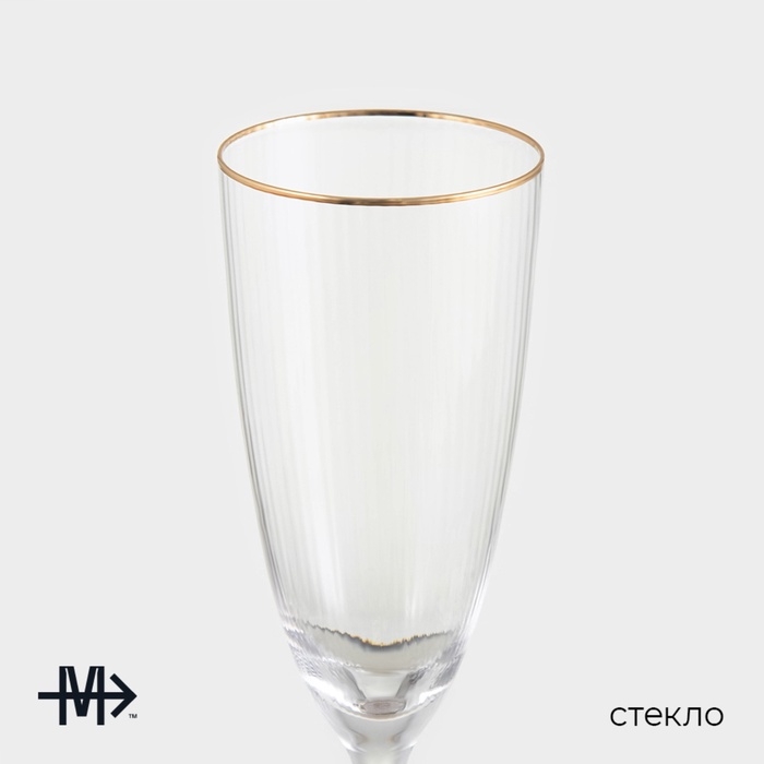 Бокал для шампанского &laquo;Орион&raquo;, 300 мл, 7&times;27,5 см, стекло