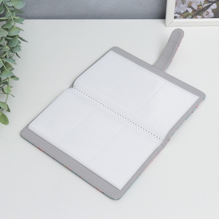 Фотоальбом для фото мини камер 96 фото 8,9х6 см "Розы. Прованс" кожзам 1,5х11,5х19 см