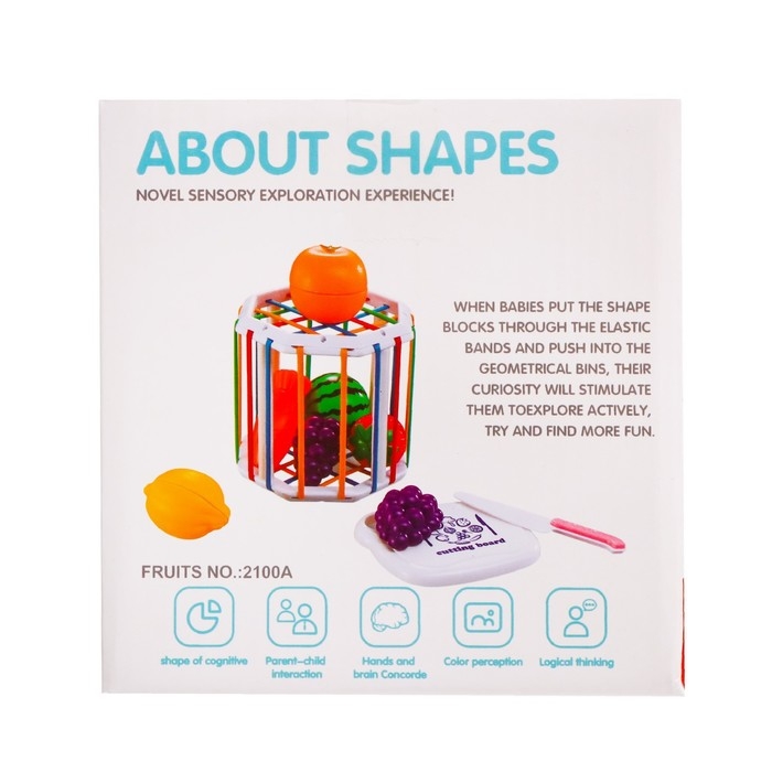 Развивающий сортер &laquo;Фрукты и Овощи&raquo;, МИКС
