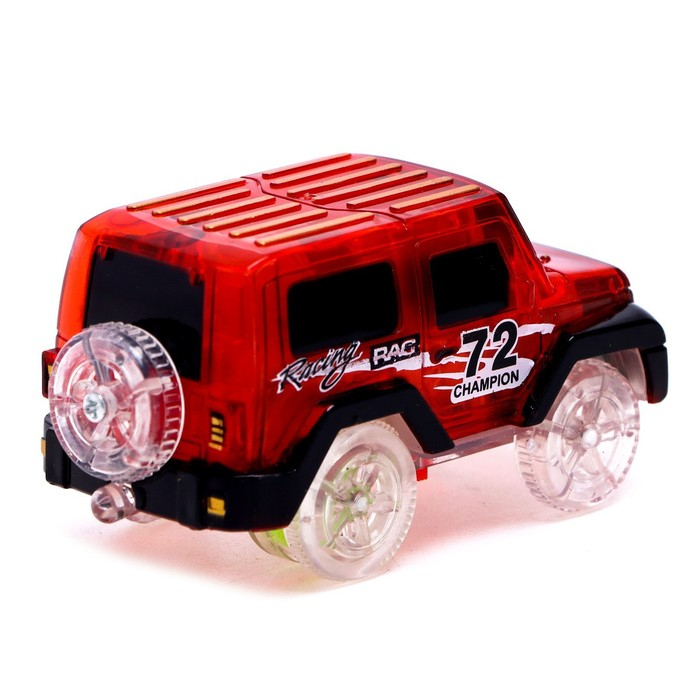 Автотрек &laquo;Магический Трек&raquo;, гибкий, светится в темноте, 56 деталей