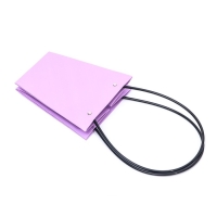 Сумка для цветов &laquo;Лиловая&raquo;, влагостойкая, 17 x 17 - 11,5 x 11,5 - 20 см