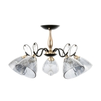 Люстра "Анабель" 5хЕ27 40Вт черный 65х65х33см BayerLux