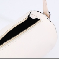 Сумка кросс-боди на молнии, цвет белый