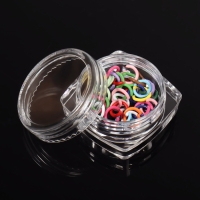 Фигурки для дизайна ногтей &laquo;Пирсинг&raquo;, объёмные, металлические, разноцветные