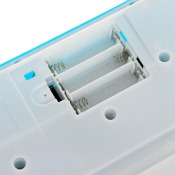 Синтезатор &laquo;Нежность&raquo; с микрофоном, 37 клавиш, цвет голубой