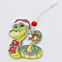 Набор подвесок &laquo;Змея&raquo;, в деревянной подарочной упаковке, 12 шт.