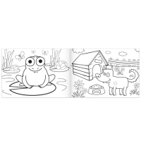 Набор раскрасок &laquo;Синий трактор&raquo;, 4 шт. по 12 стр.