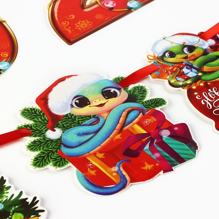 Гирлянда на ленте новогодняя &laquo;2025&raquo;, на Новый год, длина 1,5 м