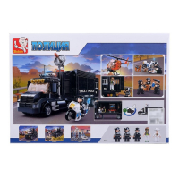 Конструктор Полиция &laquo;Мобильный штаб&raquo;, 540 деталей