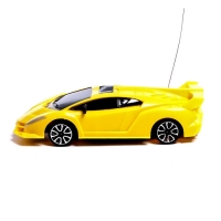 Машина радиоуправляемая &laquo;Суперкар&raquo;, работает от батареек, цвет жёлтый