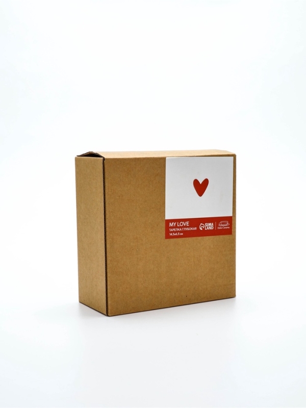 Тарелка керамическая глубокая Dolce Ceramo. &laquo;Любовь в деталях&raquo;, 14,5 х 6,4 см